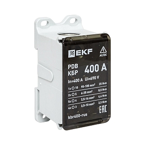 Клеммный блок распределительный КБР 400A EKF