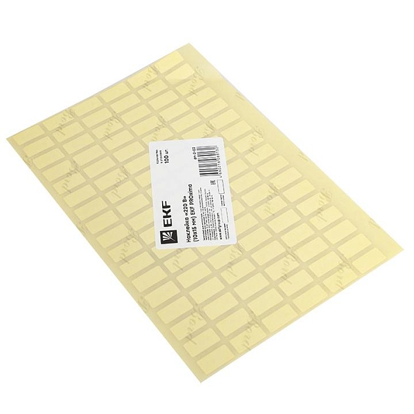 Наклейка "220В" (10x15) EKF PROxima