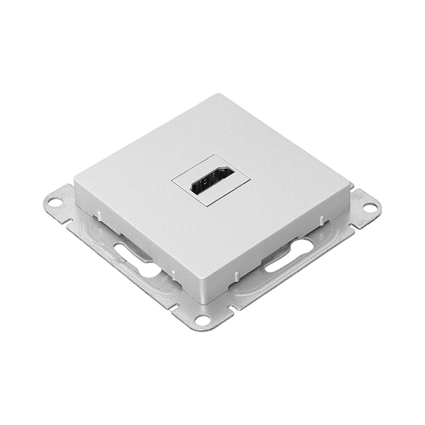 Механизм розетки HDMI, алюминий Эпика EKF
