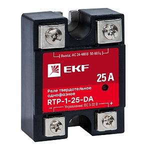 Реле твердотельное однофазное RTP-25-DA EKF PROxima