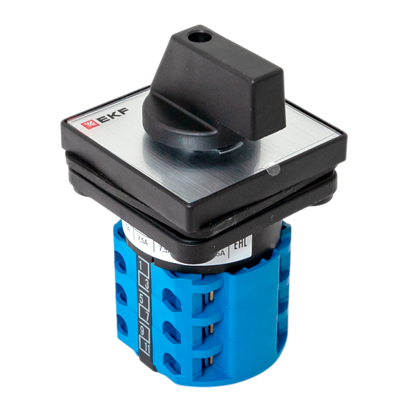 Переключатель кулачковый ПК-1-53 25А 3P «1-2» IP65 EKF