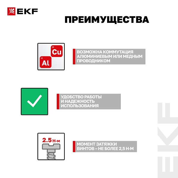 Выключатель дифференциального тока ВДТ-40 4P 63А 30мА тип АС электронный 4,5кА BASIC