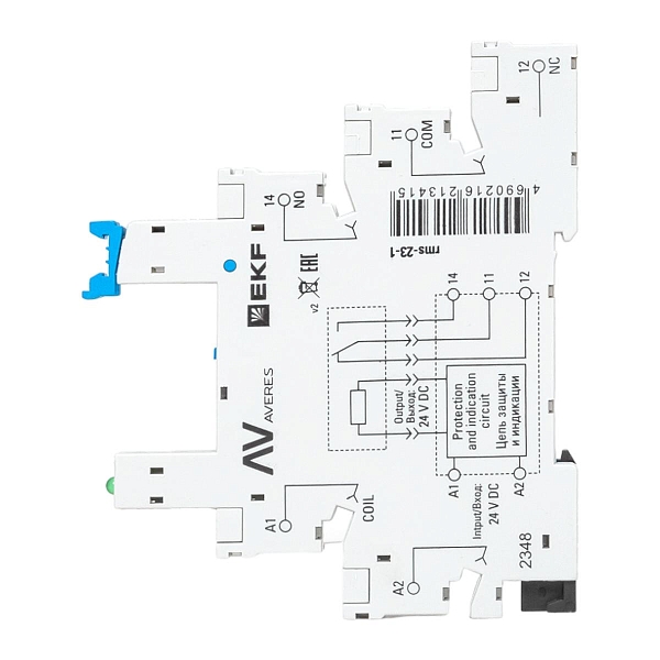 Разъем для реле РM slim 23/1 EKF AVERES