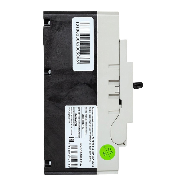 Выключатель автоматический в литом корпусе AV-POWER-1/3 100А 50кА ETU6.2 EKF