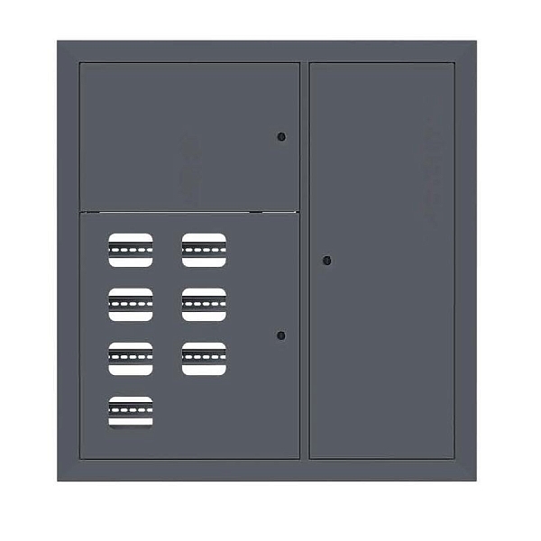 Щит этажный 7 кв. RAL7016 (1000x950x150) EKF PROxima