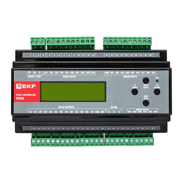 Конфигурируемый контроллер для систем отопления и ГВС EKF RX500-H