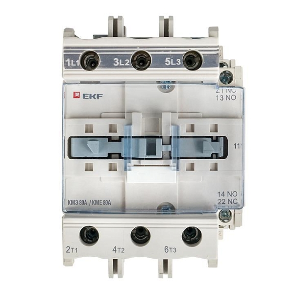 Контактор КМЭ-3 80А 1NO+1NC 110В AC EKF