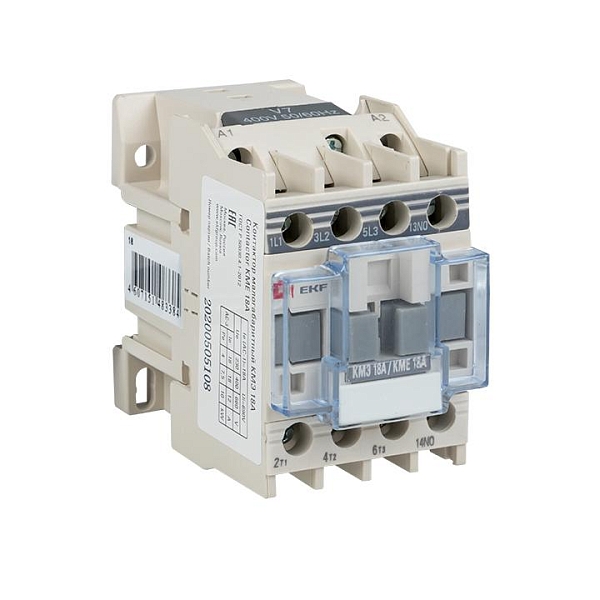 Контактор КМЭ-1 18А 1NO 400В AC EKF