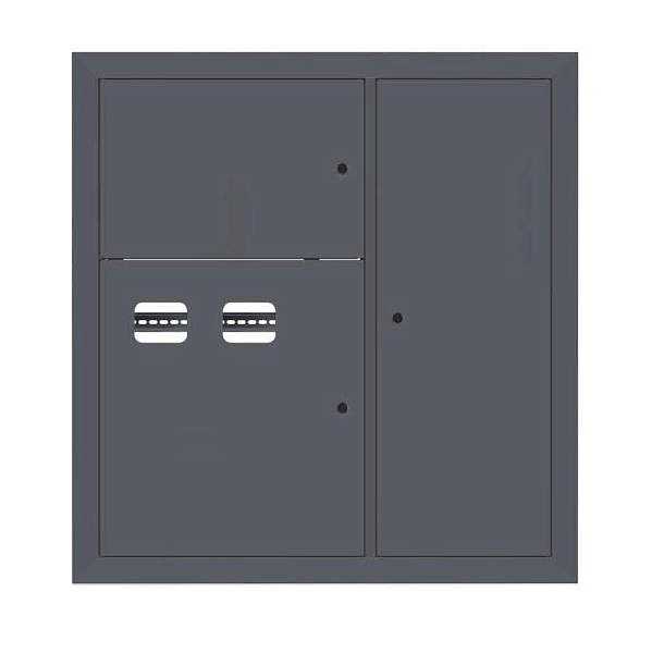 Щит этажный 2 кв. RAL7016 (1000x950x150) EKF PROxima