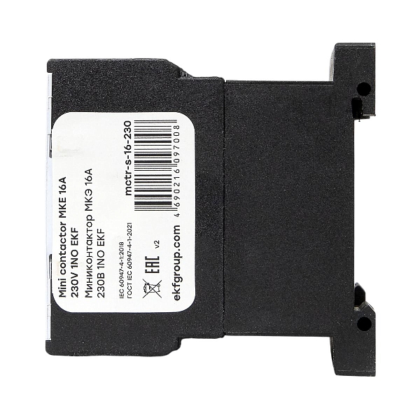 Контактор МКЭ-1 16А 1NO 400В AC EKF