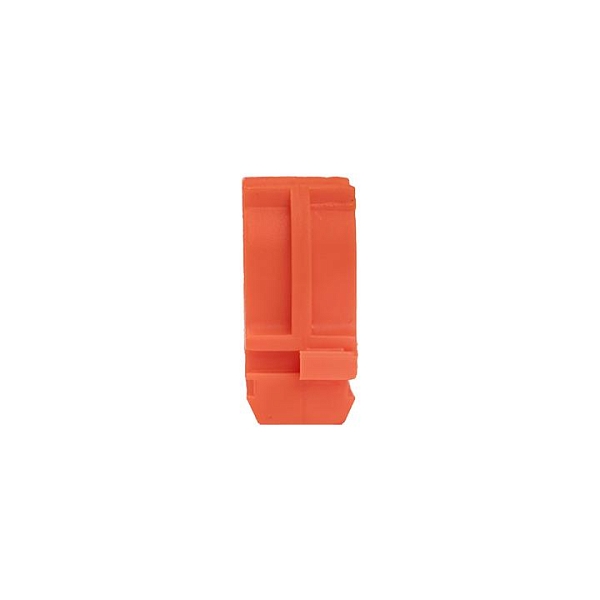 Крепеж-клипса d16 мм (10 шт) оранжевая EKF-Plast