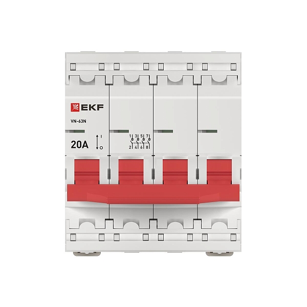 Выключатель нагрузки ВН-63N 4P 20А PROXIMA EKF 
