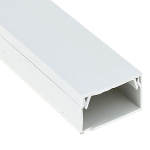 Канал кабельный (80x60) (8 м) белый EKF-Plast