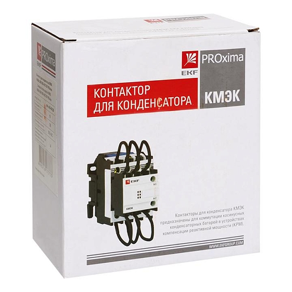 Контактор для конденсатора КМЭК 40квар 230В 2NО+1NC EKF PROxima