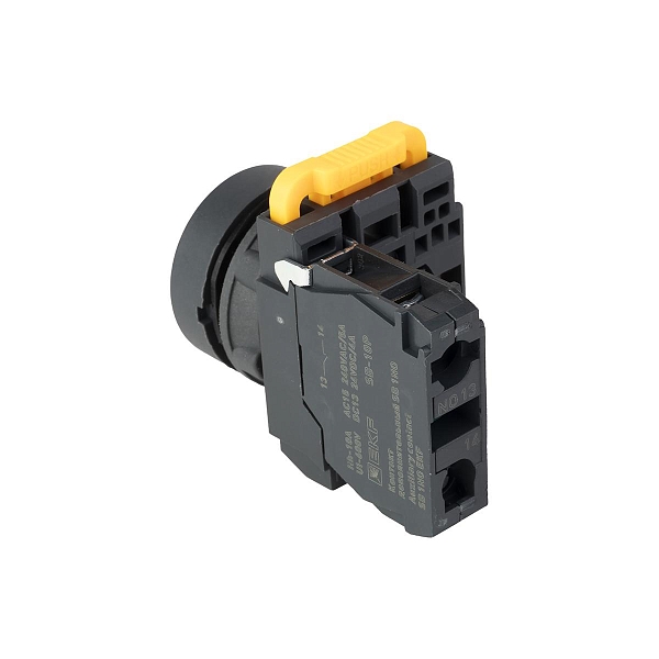 Кнопка SB-21 плоская без фиксации 1NO красная IP65 EKF