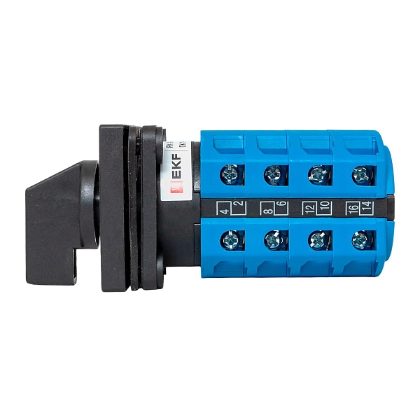 Переключатель кулачковый ПК-1-24 25А 4P «1-0-2» IP65 EKF