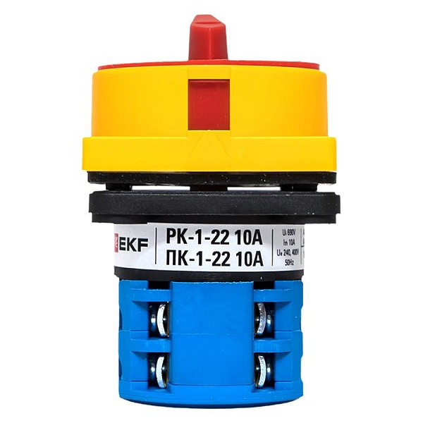 Переключатель кулачковый ПК-1-22 10А 2P "1-0-2" с блокировкой IP65 EKF PROxima
