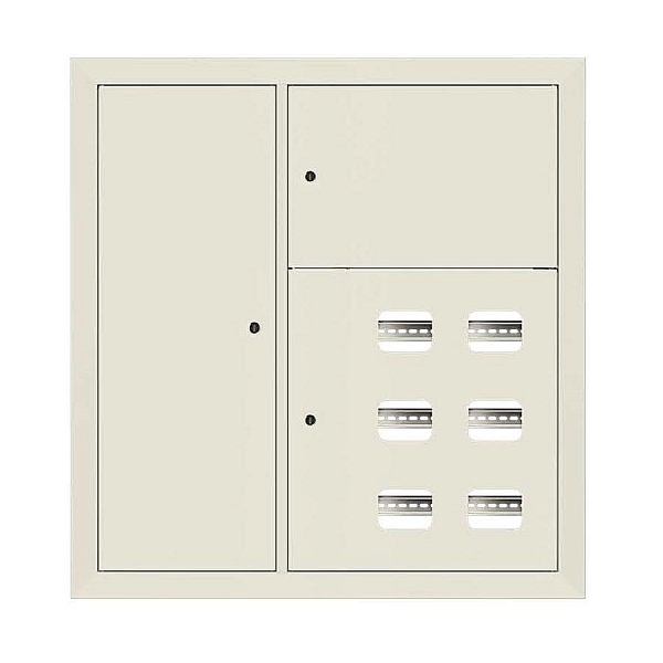 Щит этажный 6 кв. слаботочка слева RAL9002 (1000x950x150) EKF PROxima