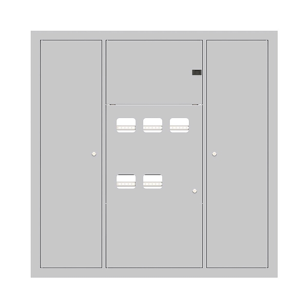 Устройство этажное распределительное встроенное типа УЭРВ 5 кв. (1300x1300x150) EKF