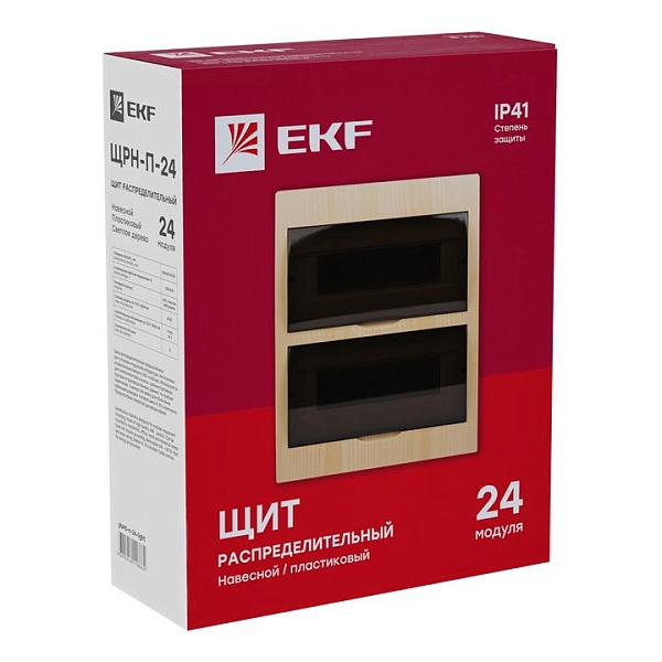 ЩРН-П-24 светлое дерево IP41 PROXIMA EKF