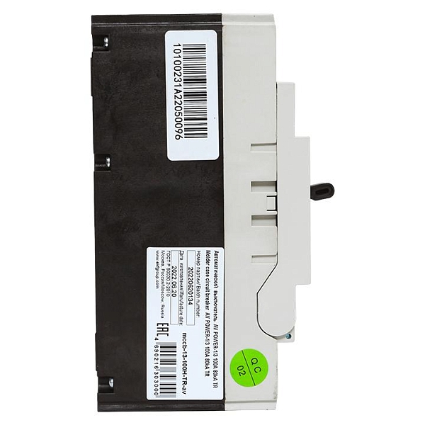 Выключатель автоматический в литом корпусе AV-POWER-1/3 100А 80кА TR EKF