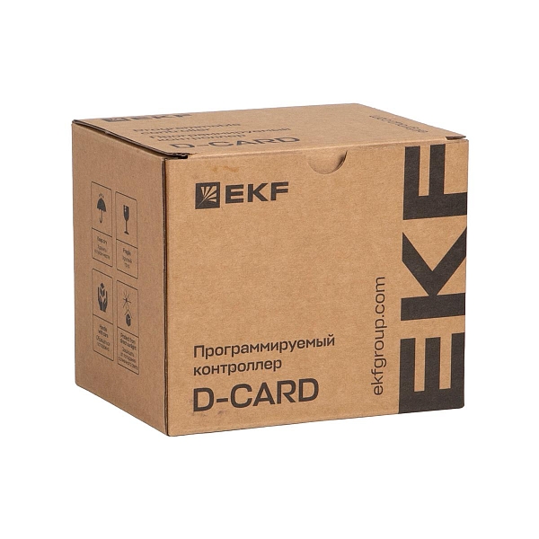 Программируемый логический контроллер (ПЛК) EC312 токоподающий D-CARD EKF