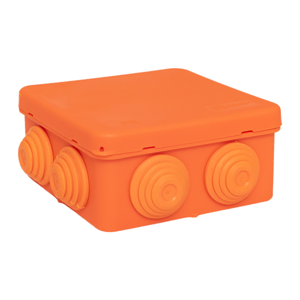 Коробка огнестойкая E45 85x85x40мм с клеммниками 6 полюсов 0,5-6мм2 IP55 HF EKF