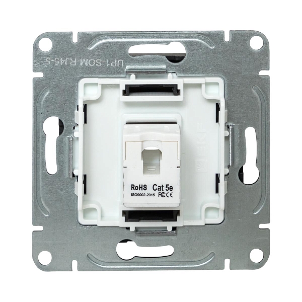 Механизм розетки RJ45 (cat5), мокко Эпика EKF
