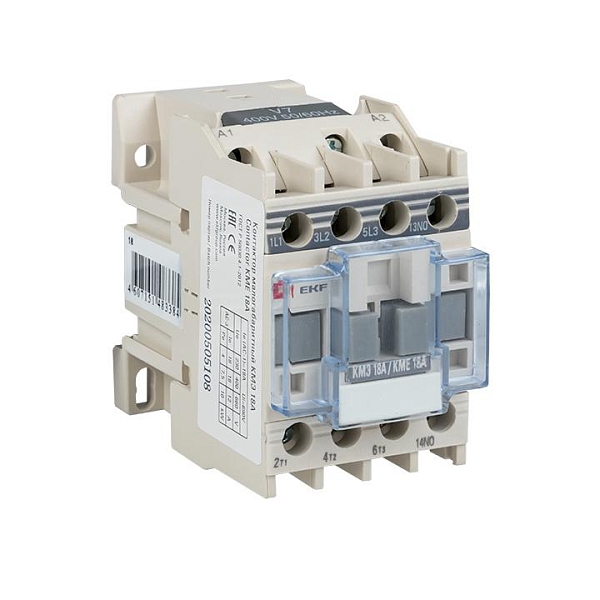Контактор КМЭ-1 18А 1NO 36В AC EKF