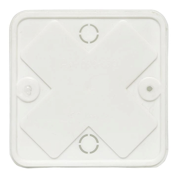 Коробка разветвительная КМР-030-030кг наружная (75x75x26) белая с клеммником EKF PROxima