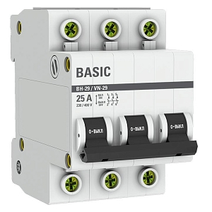 Выключатель нагрузки ВН-29 3P 25А BASIC