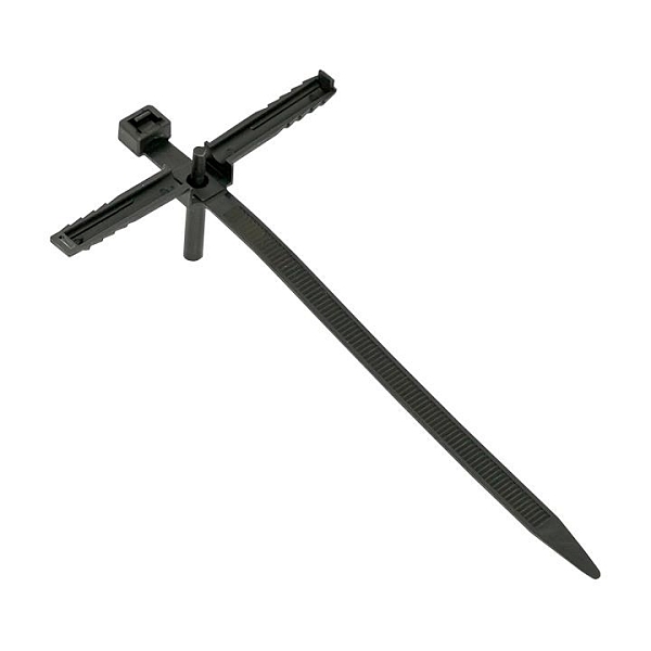 Хомут дюбельный черный (7x150) (50шт.) EKF PROxima