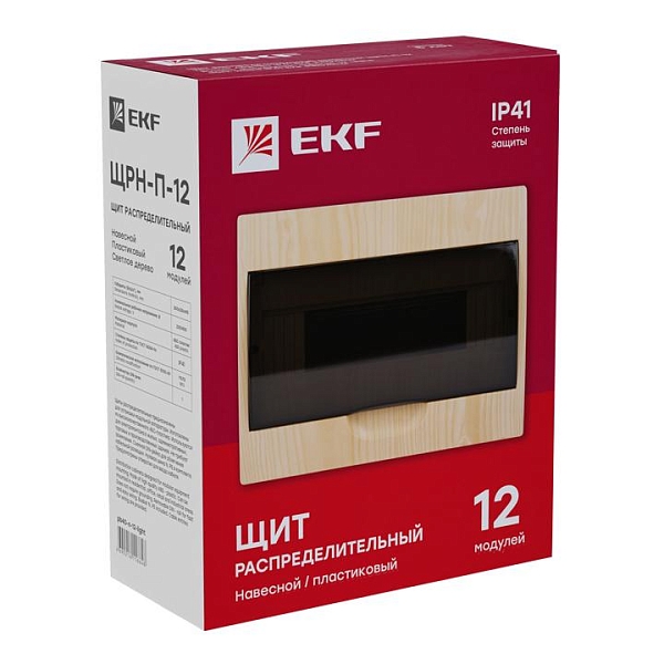 ЩРН-П-12 светлое дерево IP41 PROXIMA EKF