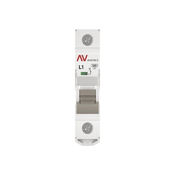Выключатель автоматический AV-10 1P 1A (L) 10kA EKF AVERES