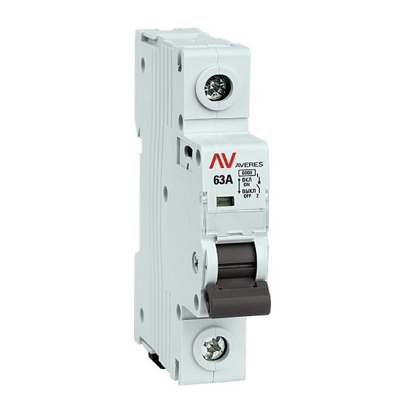 Выключатель нагрузки AVN 1P 63A AVERES EKF 