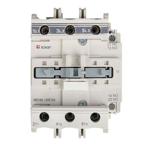 Контактор КМЭ-3 80А 1NO+1NC 110В AC EKF