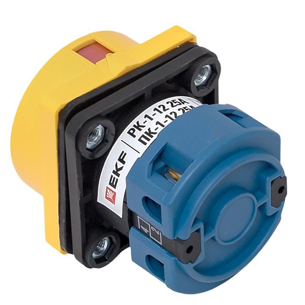 Переключатель кулачковый ПК-1-12 25А 2P "0-1" с блокировкой IP65 EKF PROxima