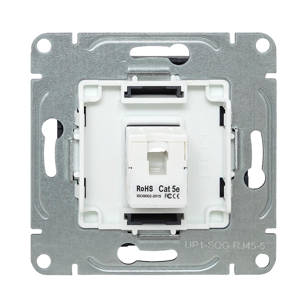 Механизм розетки RJ45 (cat5), графит Эпика EKF