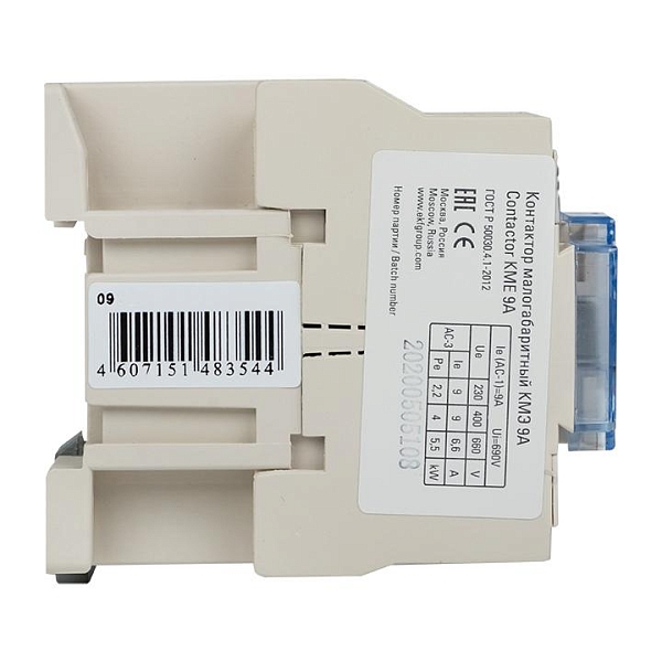 Контактор КМЭ-1 9А 1NO 110В AC EKF