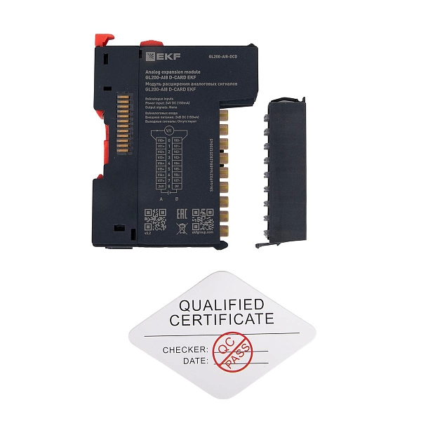 Модуль расширения аналоговых сигналов GL200-AI8 D-CARD EKF