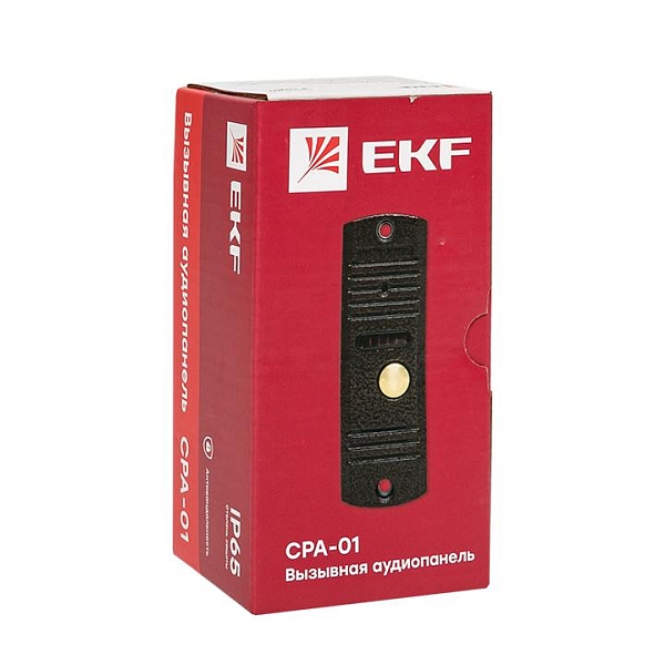 Вызывная аудиопанель CPA-01 медь 2пр. IP65 EKF