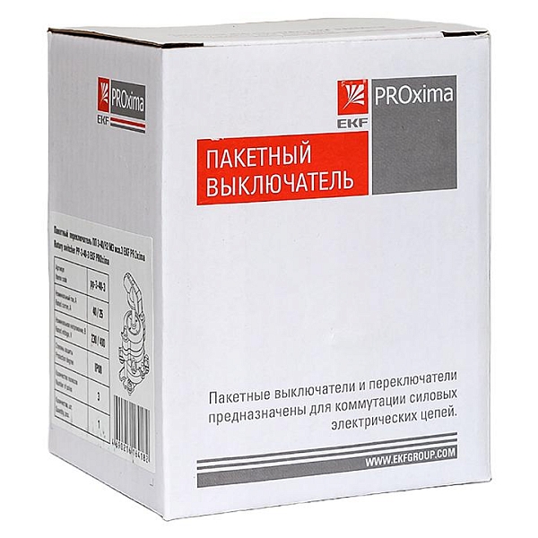Пакетный переключатель ПП 3-40/Н2 М3 исп.3 EKF PROxima