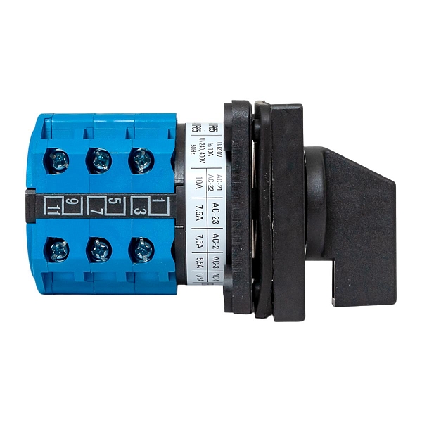 Переключатель кулачковый ПК-1-53 10А 3P «1-2» IP65 EKF