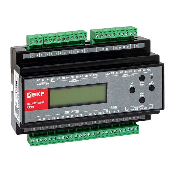 Конфигурируемый контроллер для систем отопления и ГВС EKF RX500-H