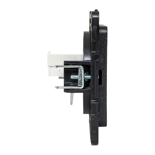 Стокгольм Механизм Розетки RJ-45 1-местной черный EKF