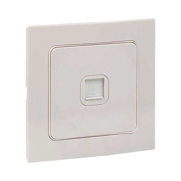 Стокгольм Механизм Розетки RJ-45 1-местной белый EKF