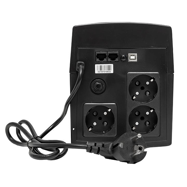 ИБП E-Power SSW 200 1200 ВА /720 Вт,USB,RJ45, 3xSchuko
