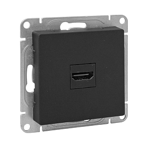 Механизм розетки HDMI, чёрный Эпика EKF