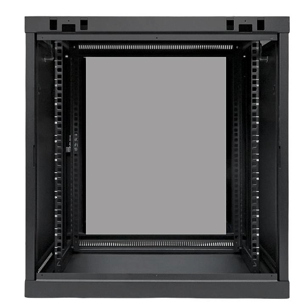 Шкаф настенный 19" TERACOM PRO 12U 600x450 мм дверь стеклянная с замком-ручкой чёрный
