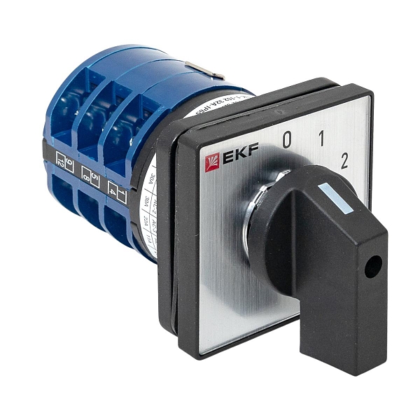 Переключатель кулачковый ПК-1-102 32А 2P «0-1-2-3» IP65 EKF